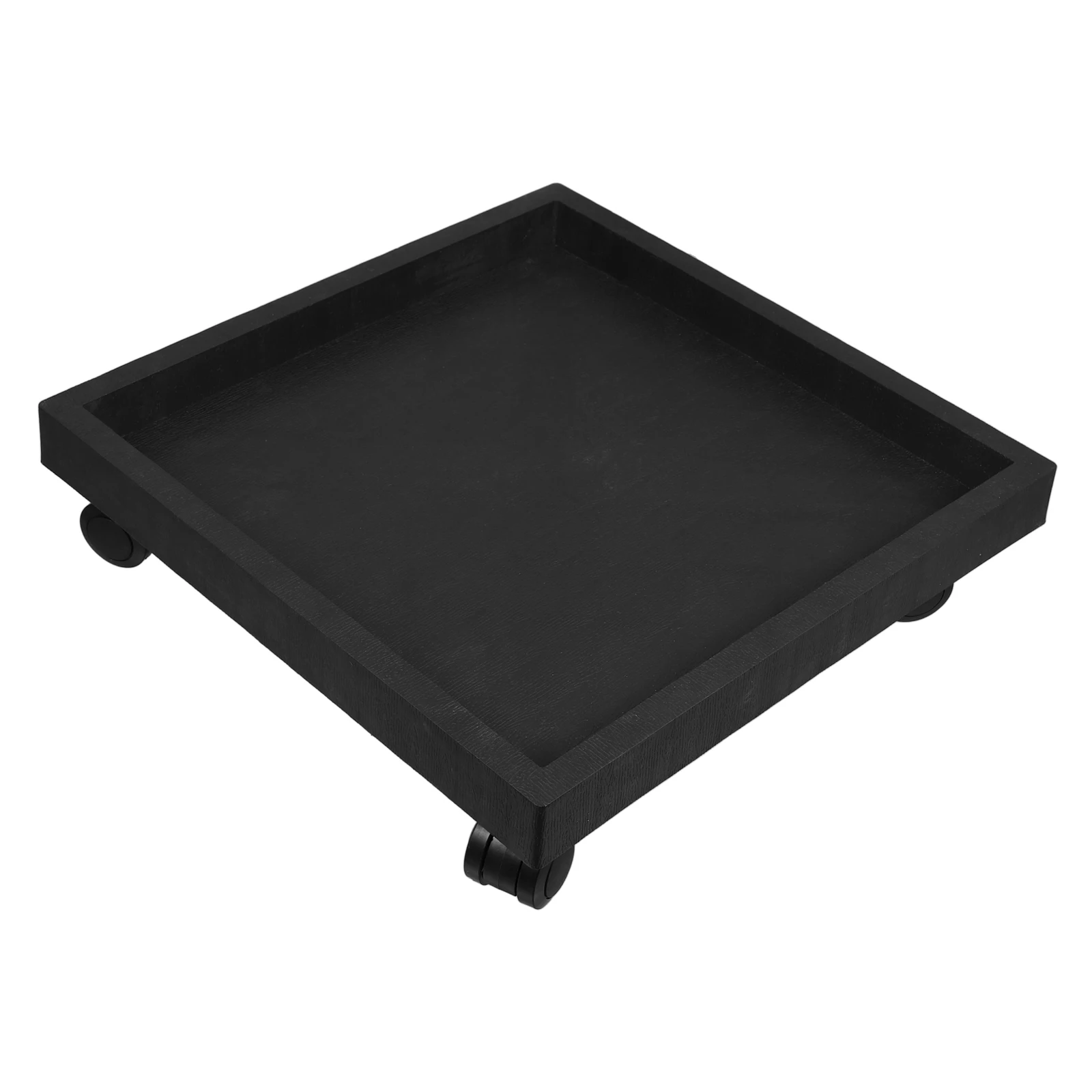 

Flower Pot Tray Rolling Bonsai Rack Caster Wheels Planter Resin Raw Material Durable Large Mobile Stand Storage Easy Clean