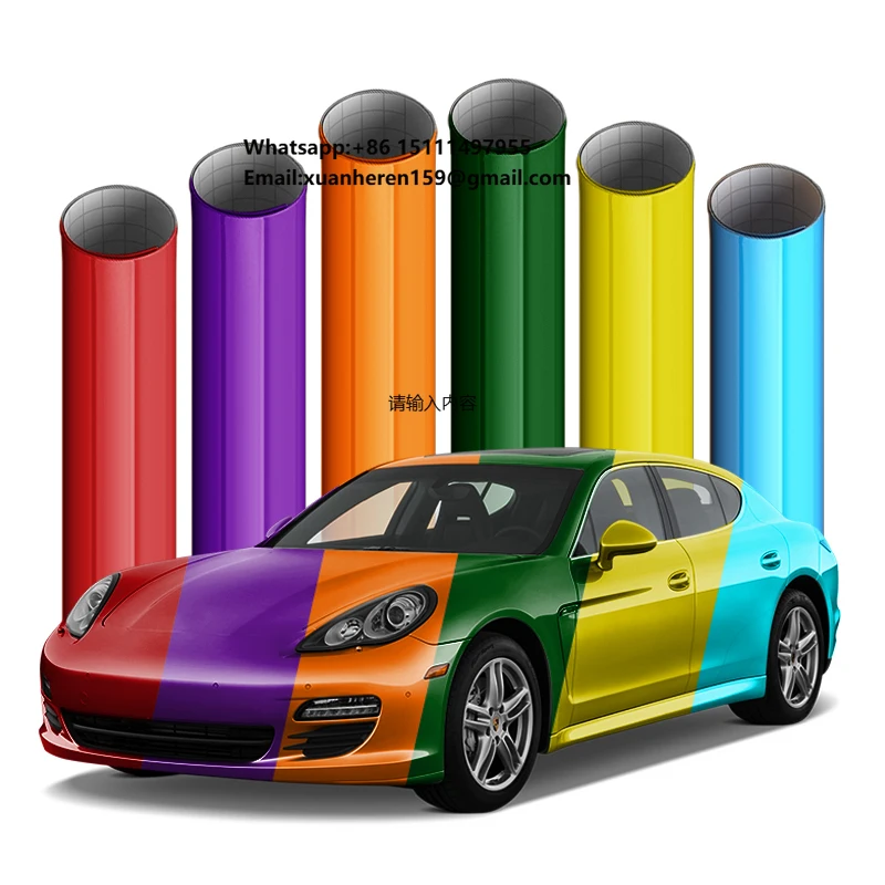 

Premium Custom Auto Body Wrap Film PVC PET TPU Viny Self Healing Anti Scratch Color Changing Car Rapping Wrap