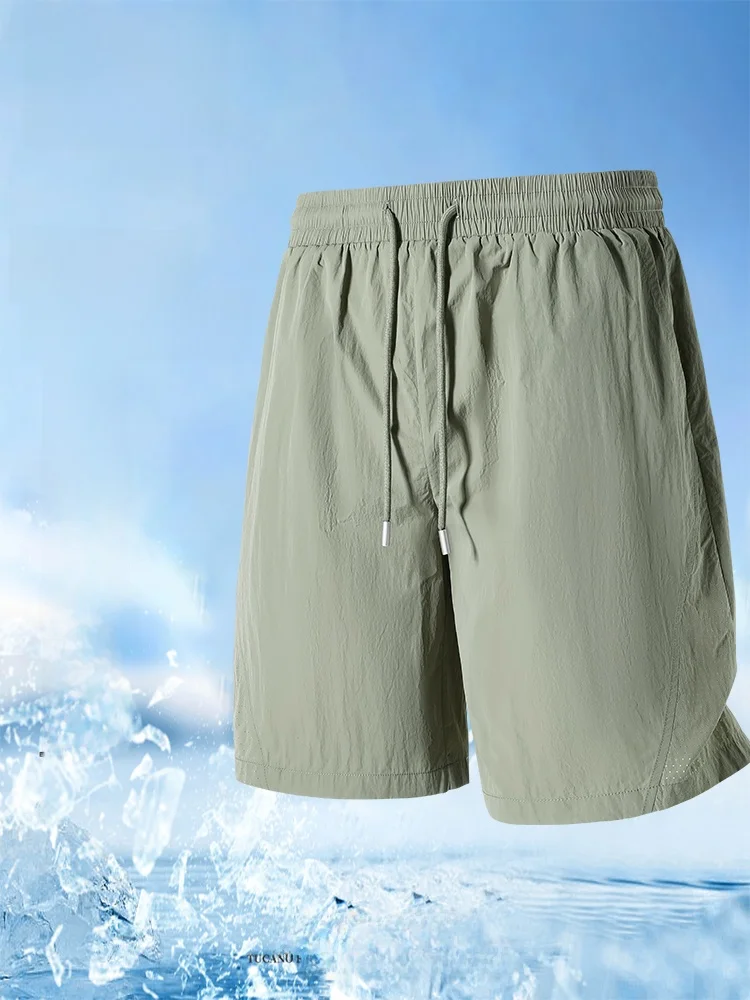 

Men's Loose Fit Qui Dry Outdoor orts Summer Casual Loose Length Five Inch Sun Protection Breathable Comfortable Nylon orts