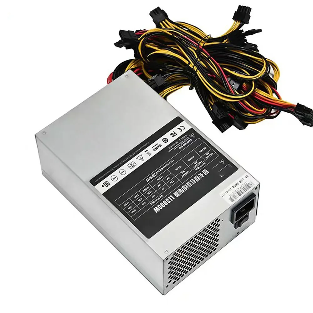 Imagem -02 - Fonte de Alimentação Silenciosa Multicanal para Lianli Ll3000w 3000w Atx Desktop Power Supply