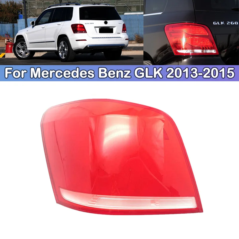 

DCGO Rear taillight Cover shell LID tail lamp light Cover For Mercedes Benz GLK 2013 2014 2015