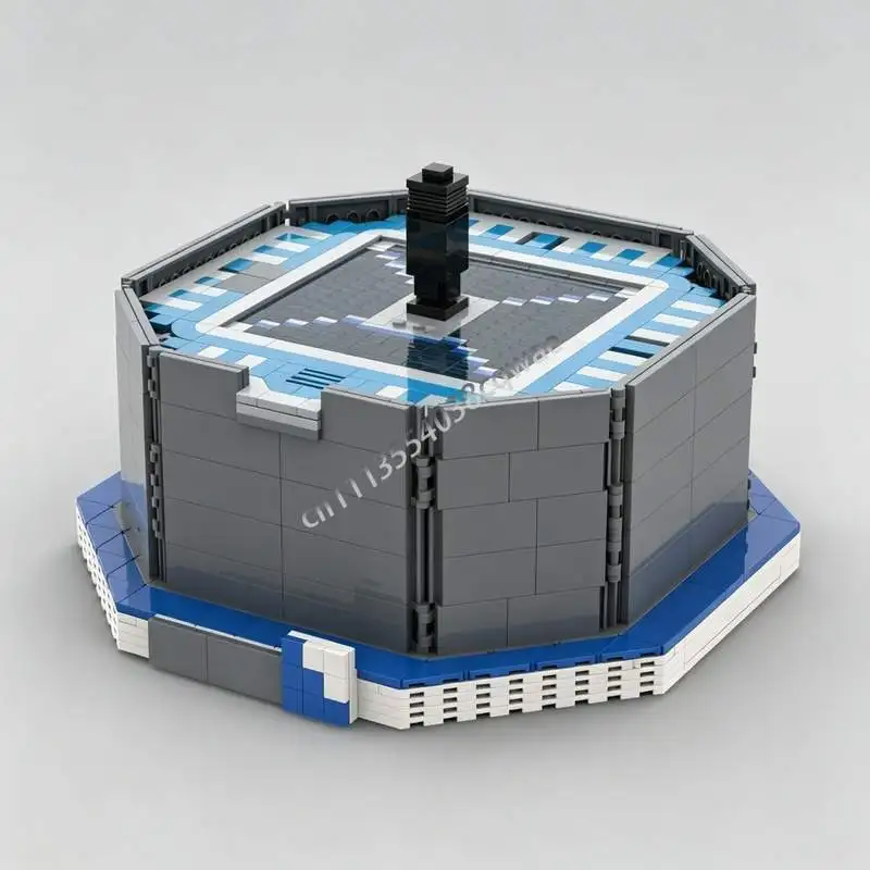1525PCS MOC Computer Core Technology Center Architecture Building Brick Model Custom Puzzle DIY Assembly Educational Toy Gifts