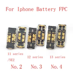 5-10pcs FPC Battery Connector Clip Holder For Iphone 15 14 13 12 11 Pro Max XS XR X 8 Plus SE 2020 SE2 Inner Connector On Board