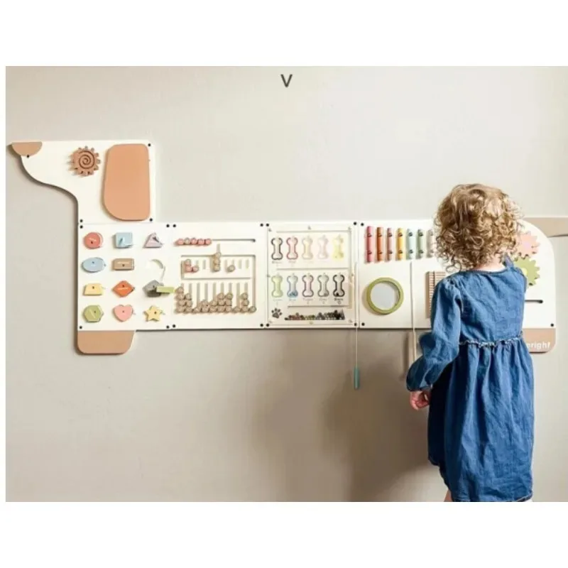 Baby busy 's multi-functional early education educational enlightenment toys Children's room wall game board