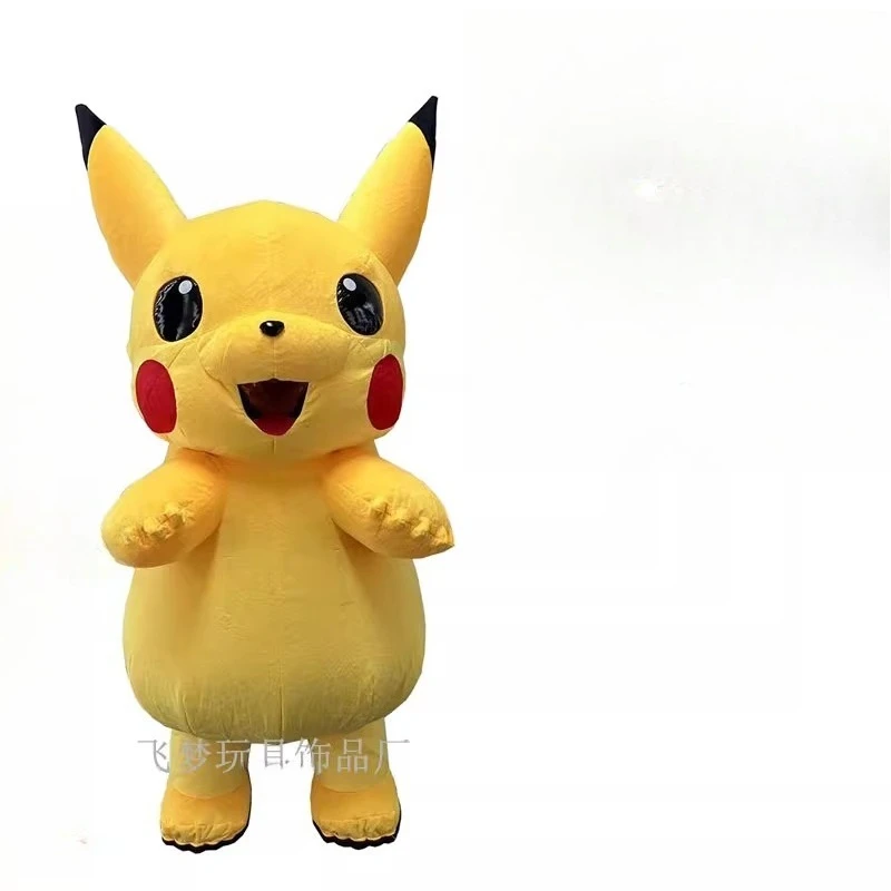ポケモンインフレータブルピカチュウマスコットコスチュームフレアオンイーブイ爆破ウォーキングドール服広告ハロウィンクリスマスパーティードレス