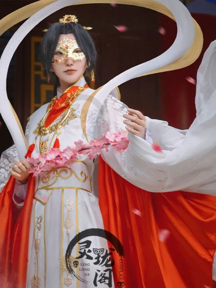 Heavenly Officials Bless The Crown Prince Joy God Xie Lian Cos Feather Que Peacock Cosplay Costume Han Fu Halloween