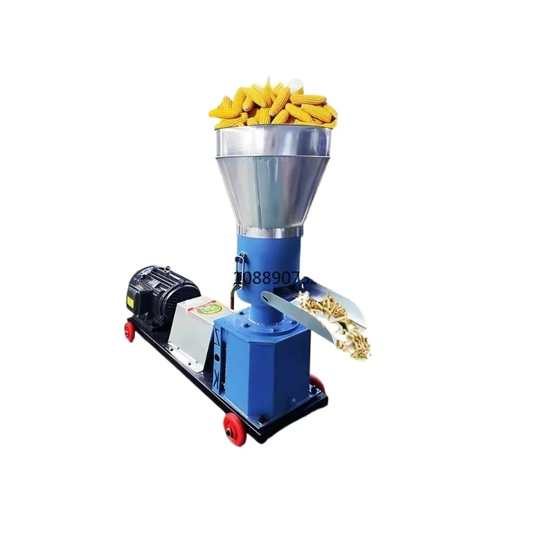 Rotary Feed Pellet Machine For Corn Straw Cob Poultry Livestock Feed Pelletizer For Chicken Duck Pig Cattle