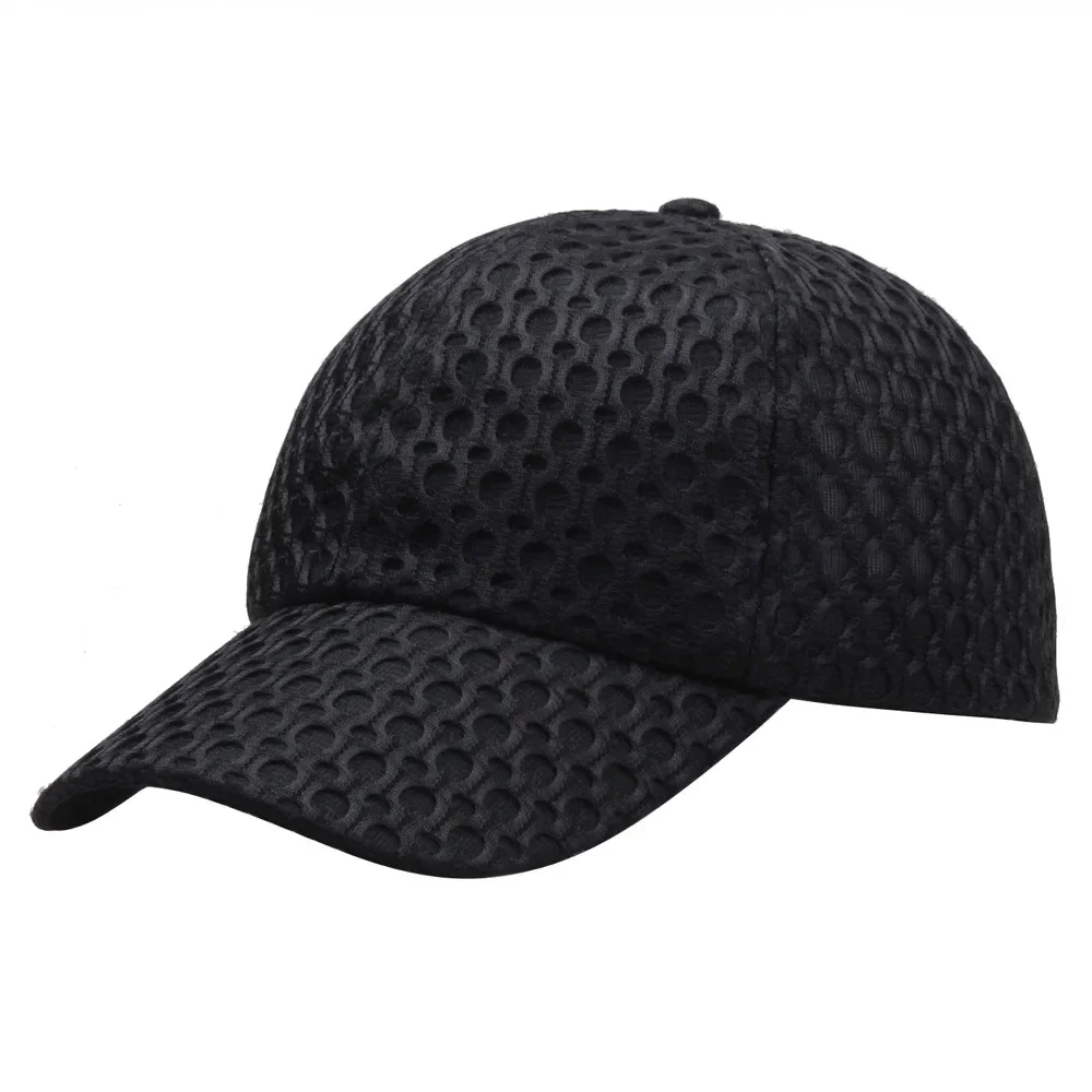 High Quality Summer Mesh Baseball Caps Adjustable Cotton Breathable Comfortable Sunshade Sun Hat Snapback Caps Gorras Sunhat