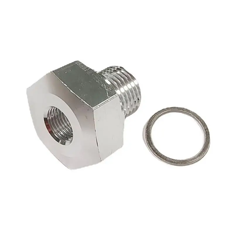 Oil Sensor Adapter Adapt To 1/8 NPT Oil Pressure Test Gauge Stainless Steel Universal And Sturdy Car Oil Pressure Adapter For LS