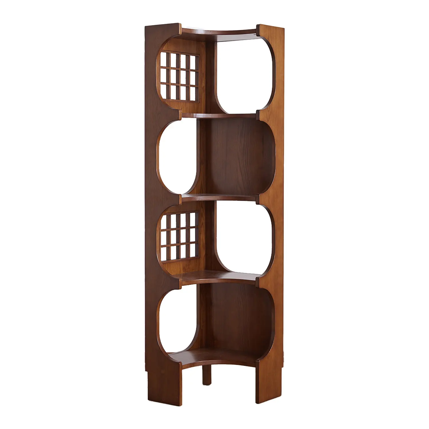 LMM medieval solid wood living room sofa corner cabinet bedroom corner storage cabinet