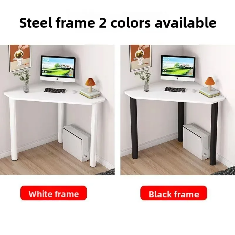 Modern Corner Desk Simple Desktop for Office Bedroom Student Writing Computer Table Dressing Home Use