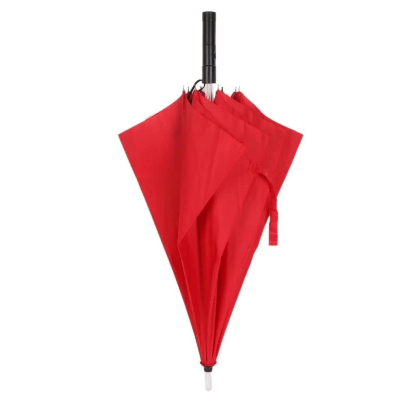 Flashlight Umbrella LED Safety Warning Lights Outdoor Umbrellas for Kids Adult 7 Colors Flashing Long-handle Night Umbrella