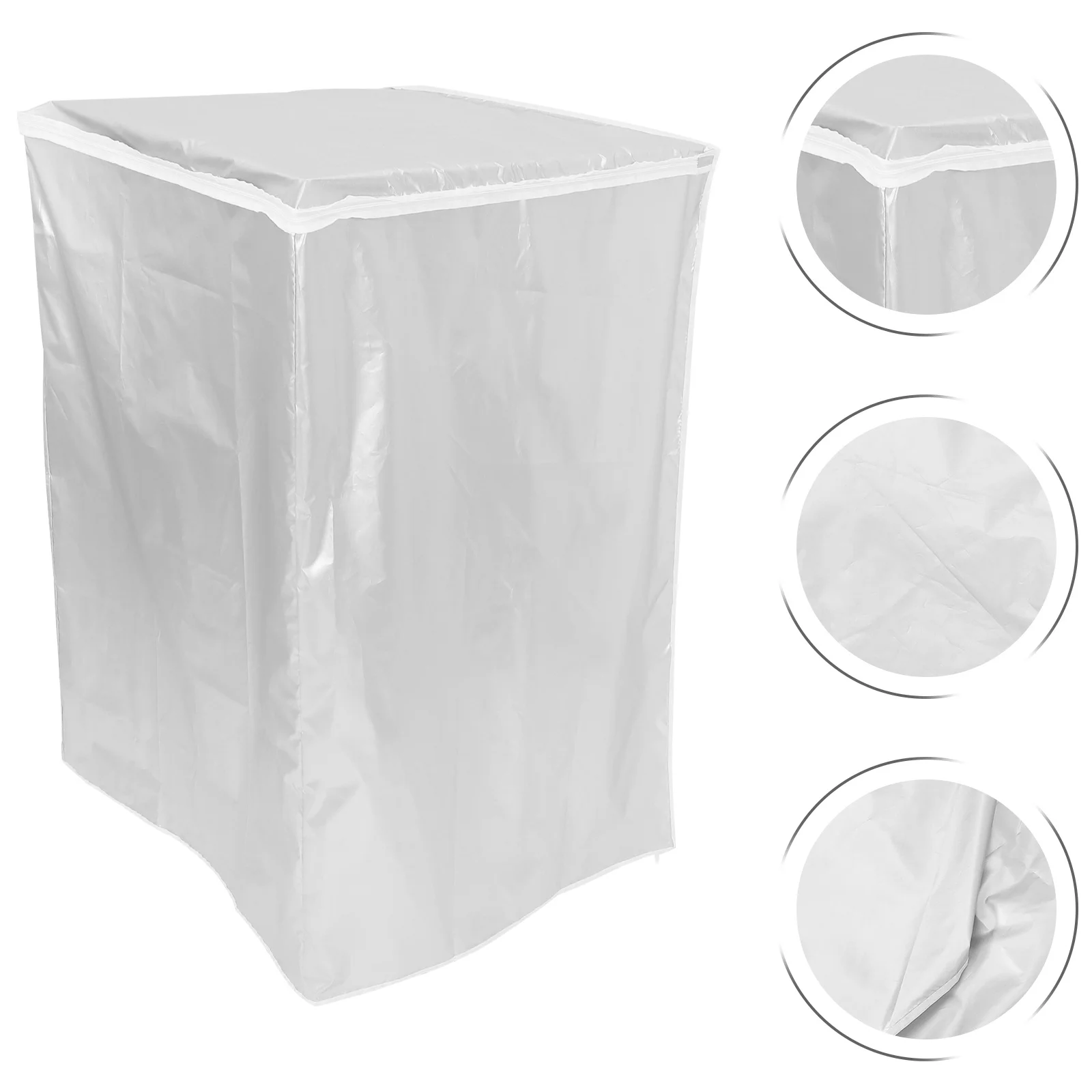 

Top Load Washer Cover Waterproof Sunproof Polyester Washing Machine Protective Cover 40.48x25.55x25.55in Outdoor Dustproof
