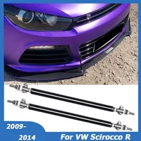 For VW Volkswagen Scirocco R 2009-2014 Adjustable Front Bumper Lip Splitter Strut Rod Tie Support Lift Bar Car Accessories