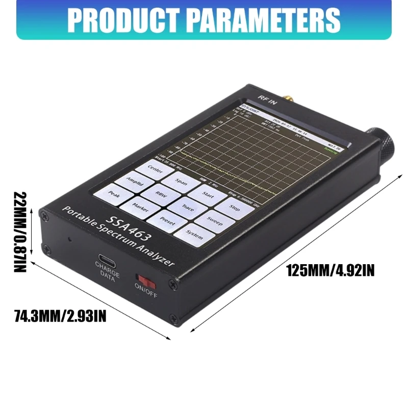  Spectrum Measurement Instrument with Adjustable Generator Output