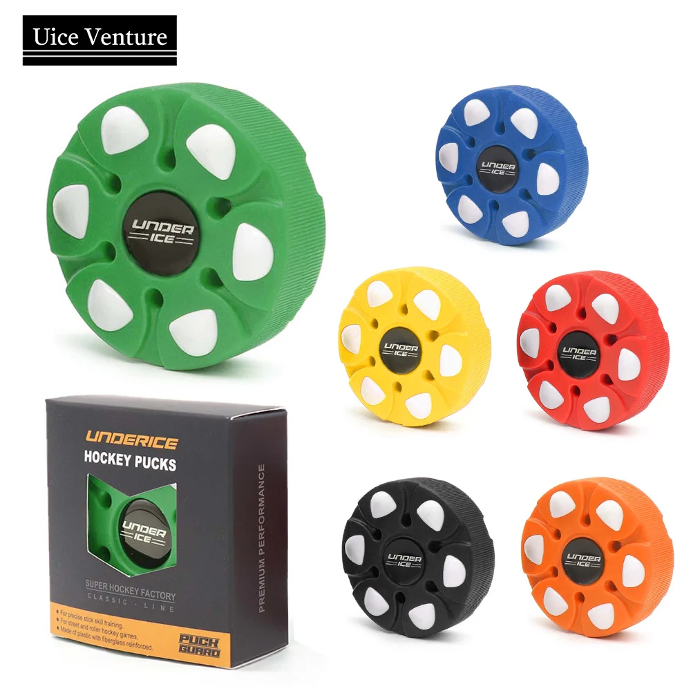 Field Hockey Ball Plastic Roller Hockey Puck Training Puck Reusable For Entertainment Indoor Hockey Player Beginners
