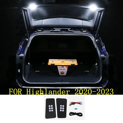 Для Toyota Highlander XU70 LE XLE SE Kluger 2020 2021 2022 2023 светодиодный Автомобильный задний фонарь багажника лампа для заднего багажника светильник модана