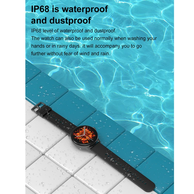 2022 whatsapp facebook lembrete pulseira de fitness rastreador smartwatch + cinta/fone de ouvido à prova d// água esporte inteligente