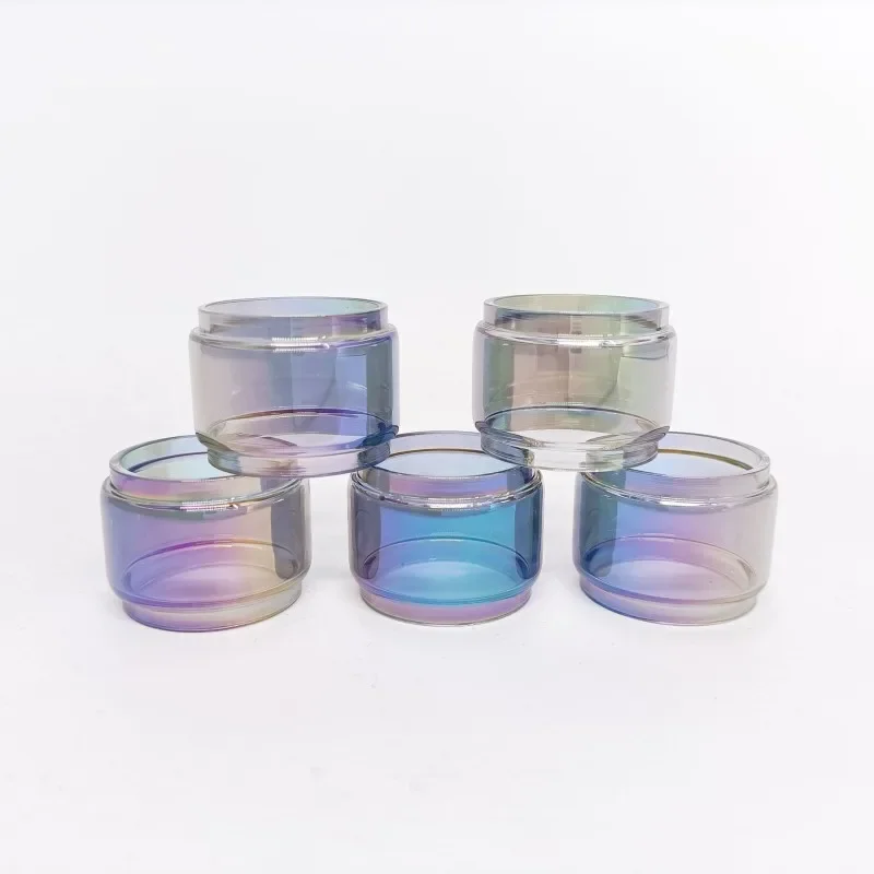 3 قطعة أنبوب زجاجي على شكل فقاعة قوس قزح لملحقات آلة ADVKEN OWL Tank 4ml #2