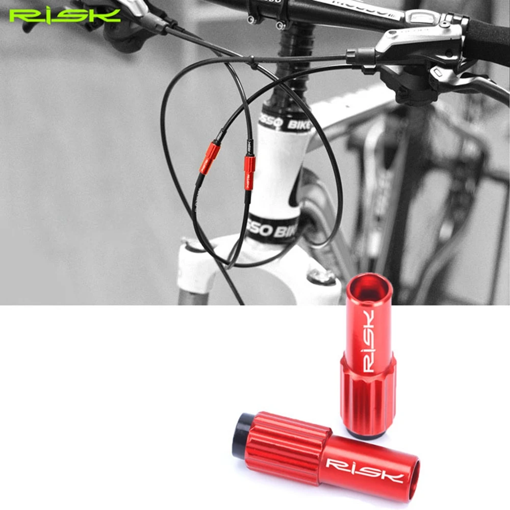 Risco mtb bicicletas cabo de freio engrenagem micro parafusos ajustáveis mudança conector linha peças estrada bicicleta shifter regulador acessórios