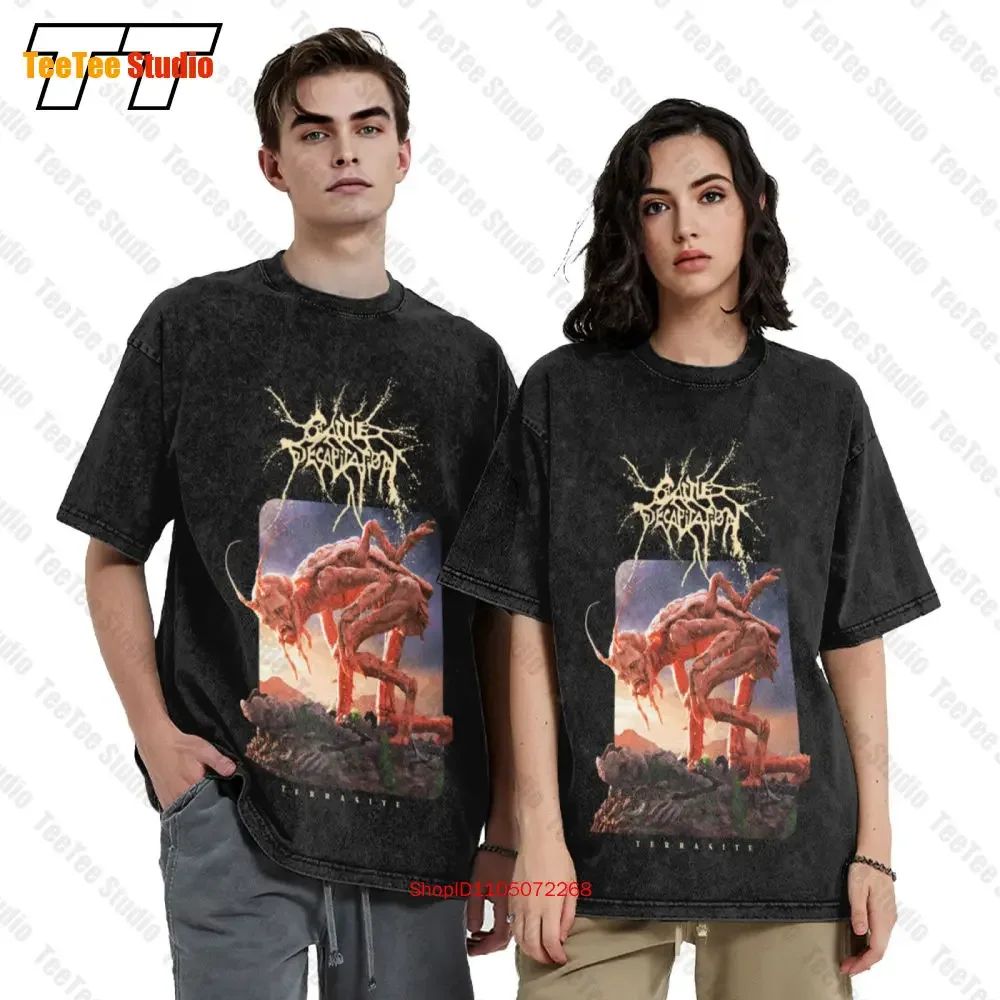 Cattle Decapitation Terrasite Tour Vintage Oversized T-Shirt Men S POKH