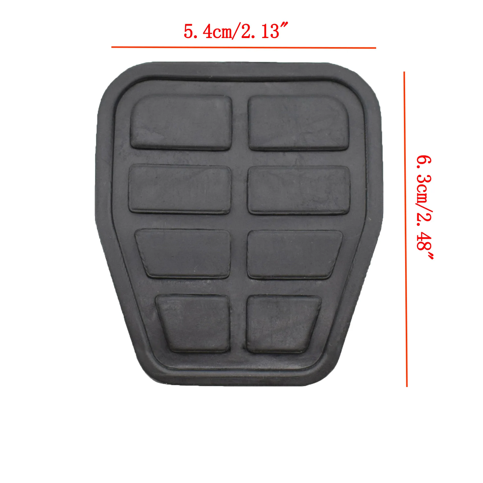 2x Car Foot Pedal Brake Clutch Rubber Pads Cover For VW Golf Jetta MK2 T4 C44 1983 - 1992 1984 - 1992 Car-styling Skid-proof