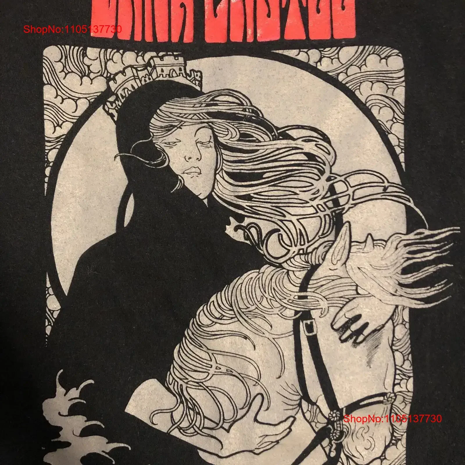 Dark Castle Spirited Migration T Shirt Men s 2XL Black READ DESC vintage Washed Slightly Stretched graphic streetwear Casual
