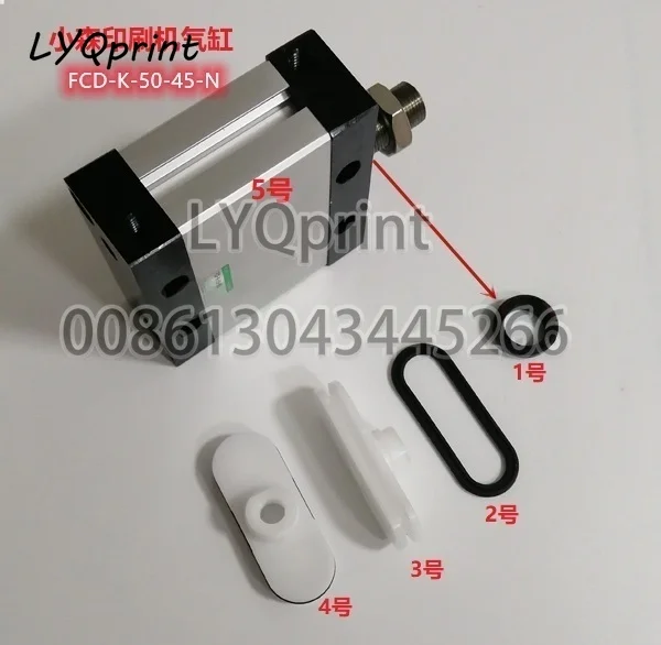 Cilindro neumático FCD-K-50-45-N para repuestos de máquina de impresión Komori 140 S40 LS40 S29 S28 S26 A37 G40G37 XL105 CD12 SM102