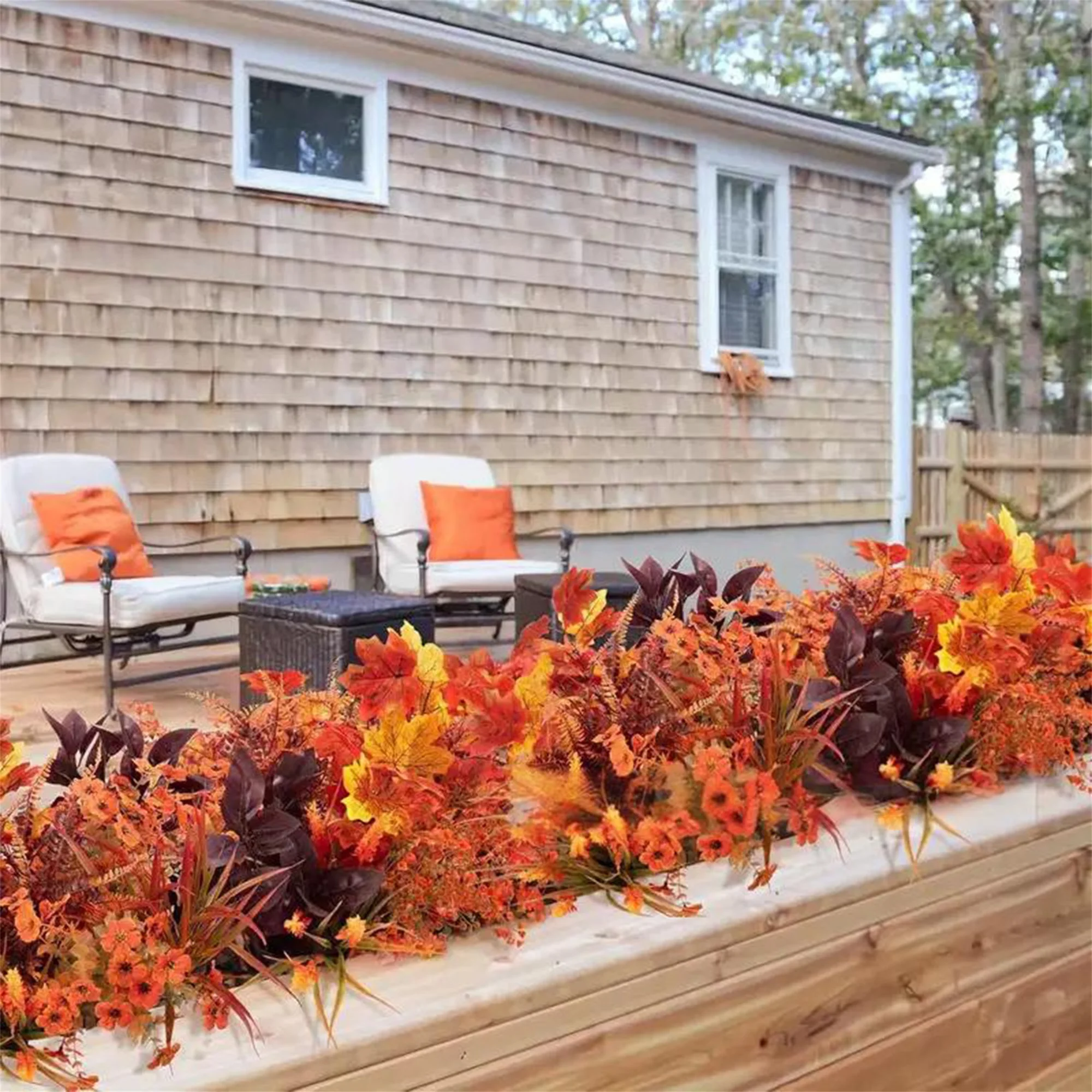 

Набор искусственных букетов подсолнечника с тыквой и сосновыми шишками для осеннего урожая, домашний декор, украшение для вечеринки на День Благодарения