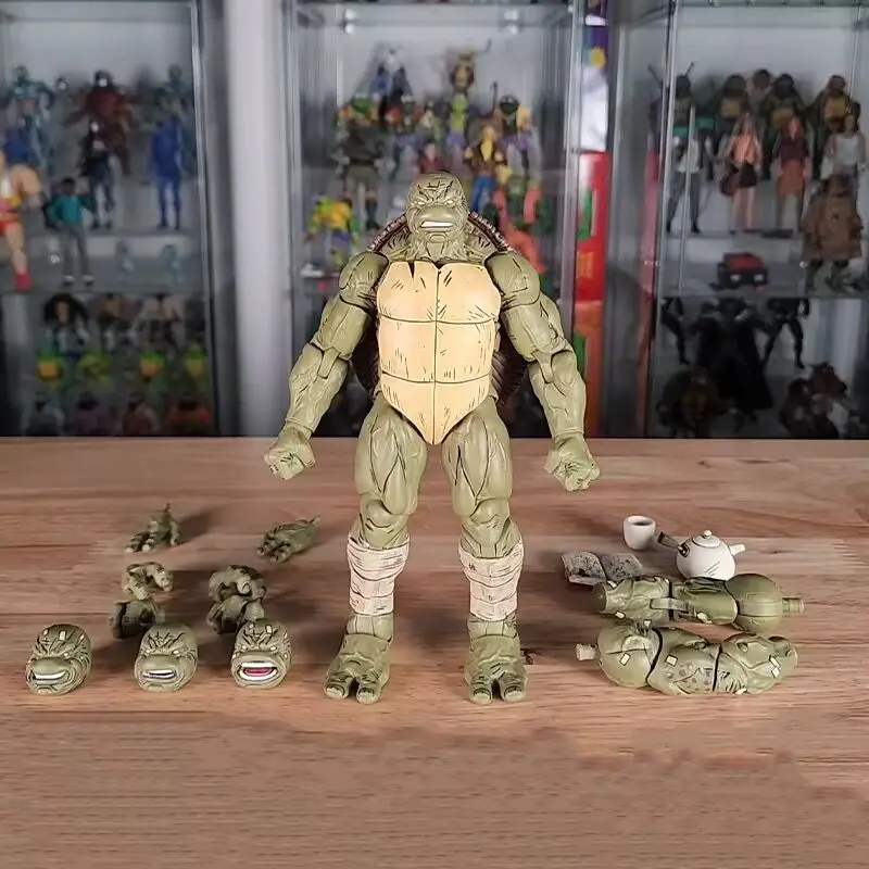 TMNT The Last Ronin Figur NECA 54434 Teenage Mutant Ninja Turtle Battle Damaged Action Figuras Anime Figur 7-Zoll-Modellspielzeug