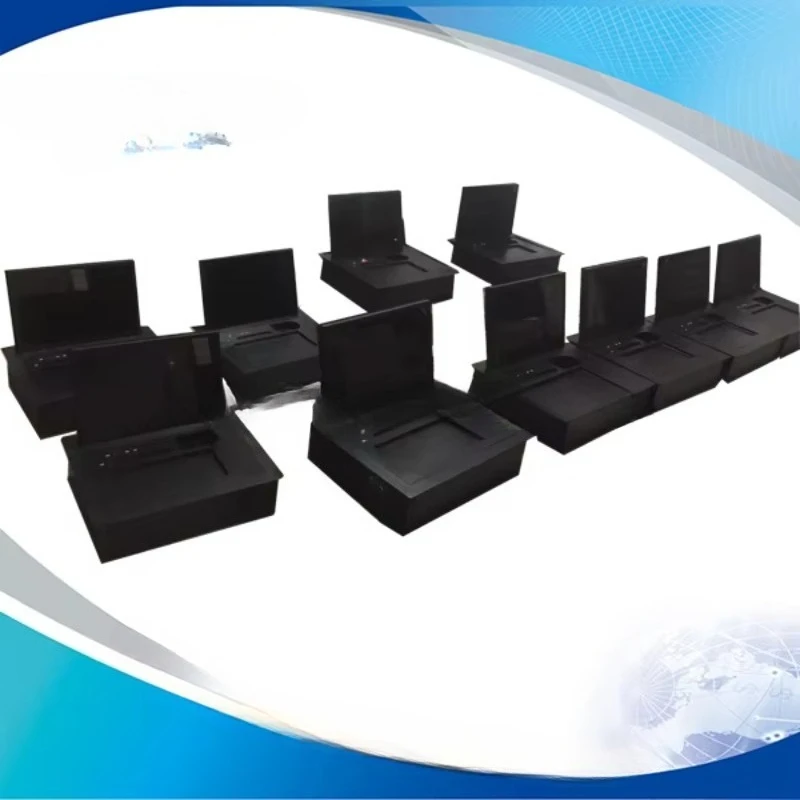 Desktop Touch Screen Flip Monitor Lifting System/Computer LCD Lifting Meeting Room