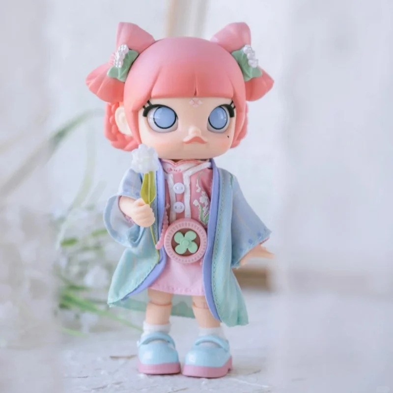 Original 14cm Molly Lily Of The Valley Ancient Custom Kawaii Anime Girl Action Figure Toy Desktop Ornament Gift Cute Doll Gift