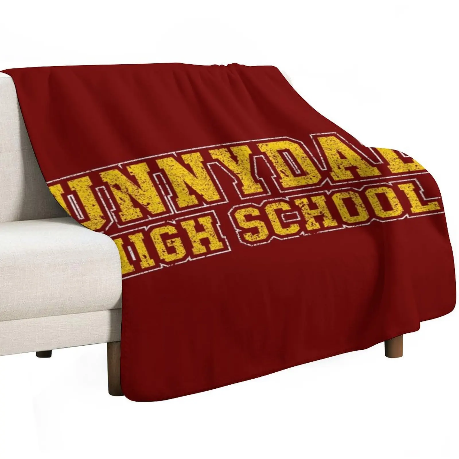 

Sunnydale High School Throw Blanket Flannel Furrys Decorative Throw Bed covers Blankets