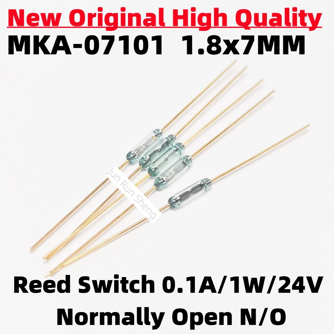 誘導センサー付きのオリジナルの再利用可能な非接触スイッチ,MKA-07101x7mm,1.8 A, 1W, 24V, 1, 10, 50個