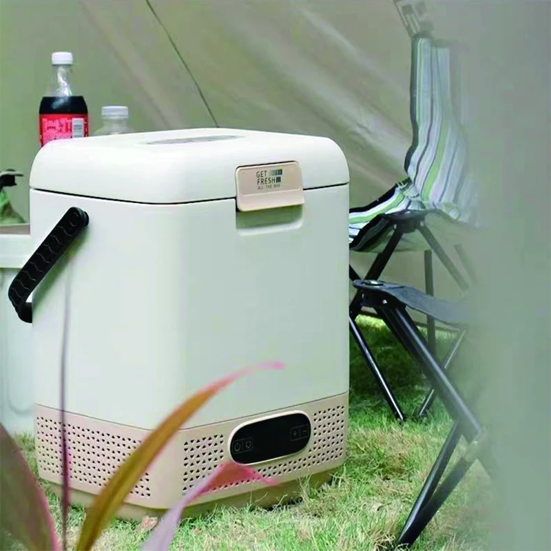 Camping Car Mobile Refrigerator Freezer Portable Outdoor household auxiliary refrigerator 12L Mini Refrigerator