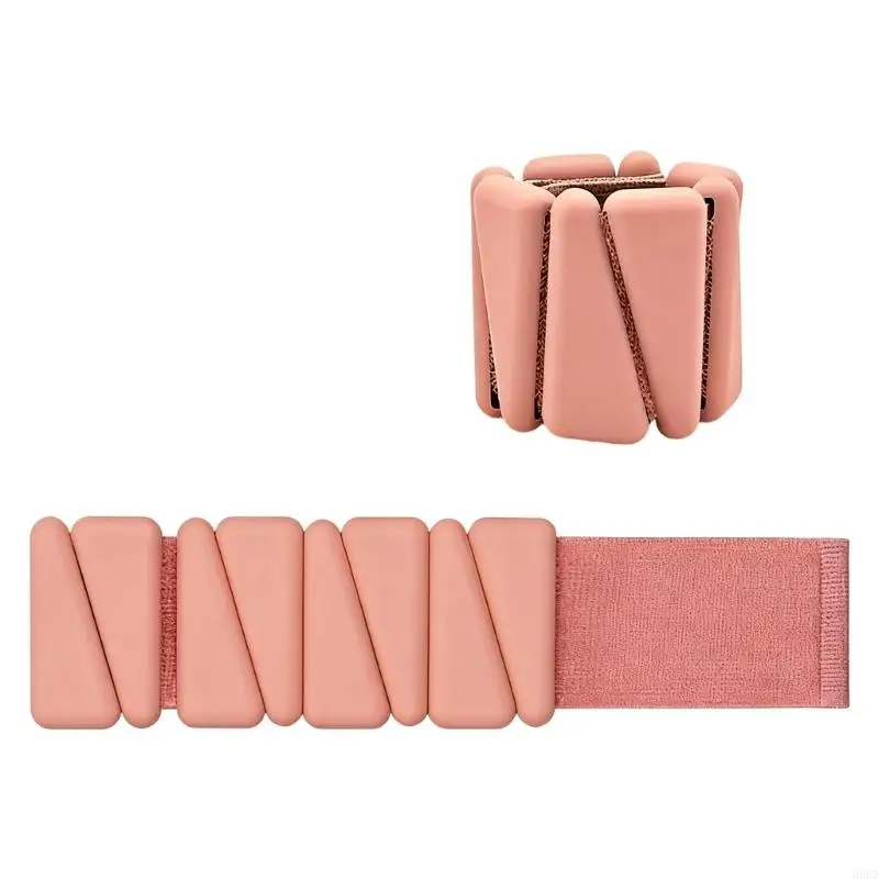 Adjustable Silicone Ankle Wrist Weights Strap for Wrist Leg and Ankle Training Providing Customizable Resistance Level 69HD