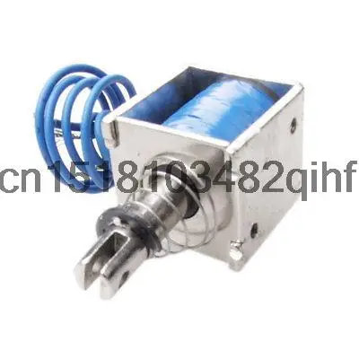 

DC 12V Pull Type Open Frame Solenoid Electromagnet Holding Force 10mm 20N