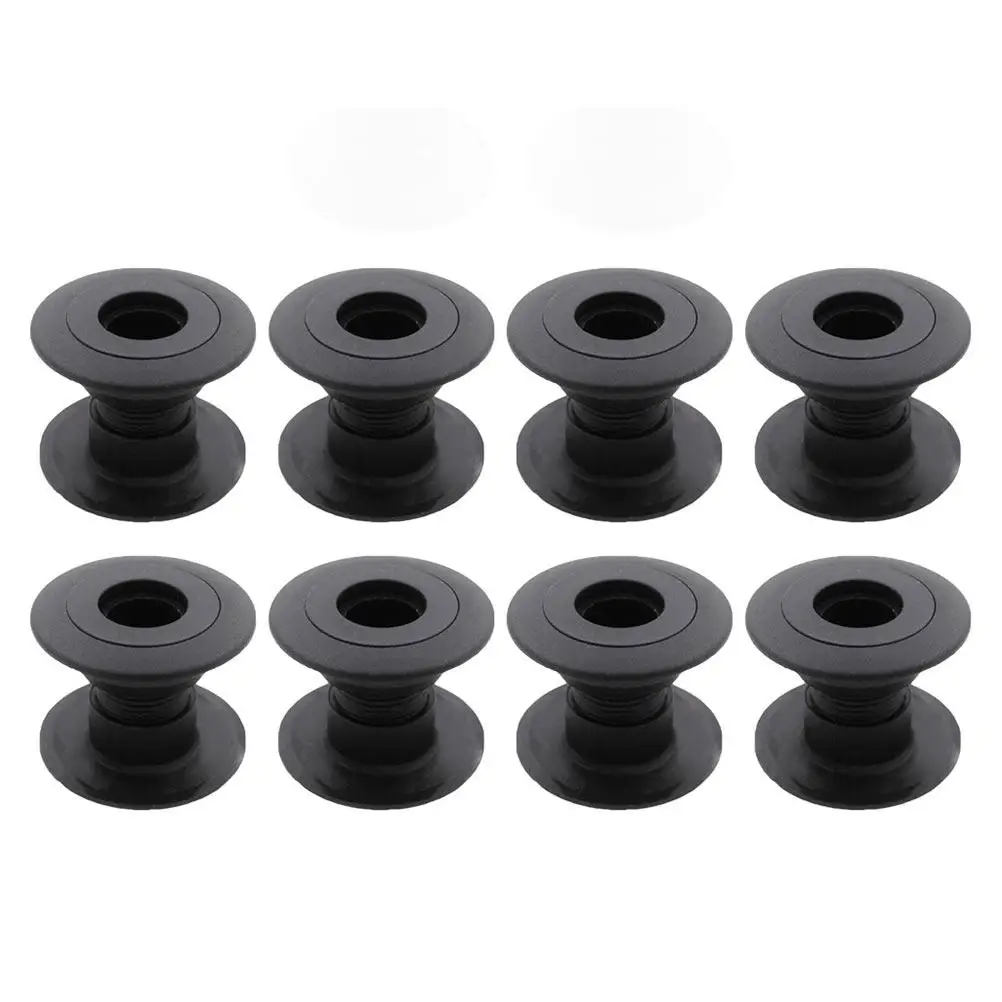 

8Pcs Tabletop Foosball Bearing Rod Bushings Premium Material Easy Install Threaded Design No Screws Needed for Standard Foosball