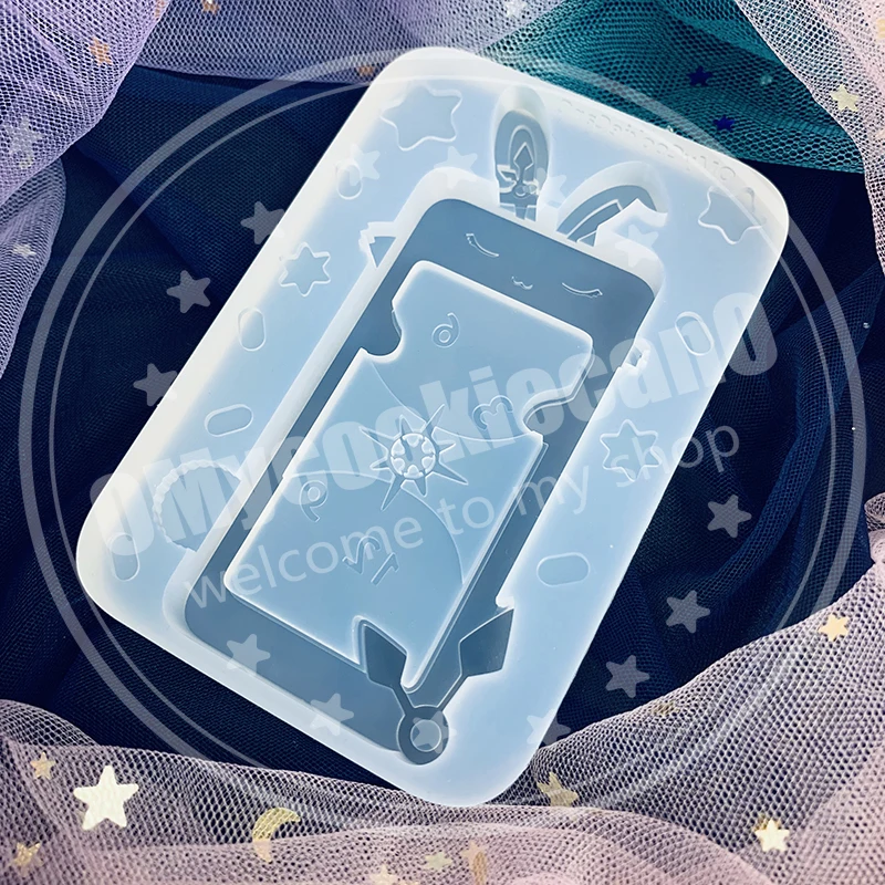 Super cute magical gameboy magical mobile phone clear transparent silicone mold.