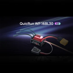 HobbyWing QuicRun WP-16BL30 30A waterproof brushless ESC 2435 G3 motor suitable for 1/16 RC remote-controlled off-road vehicles