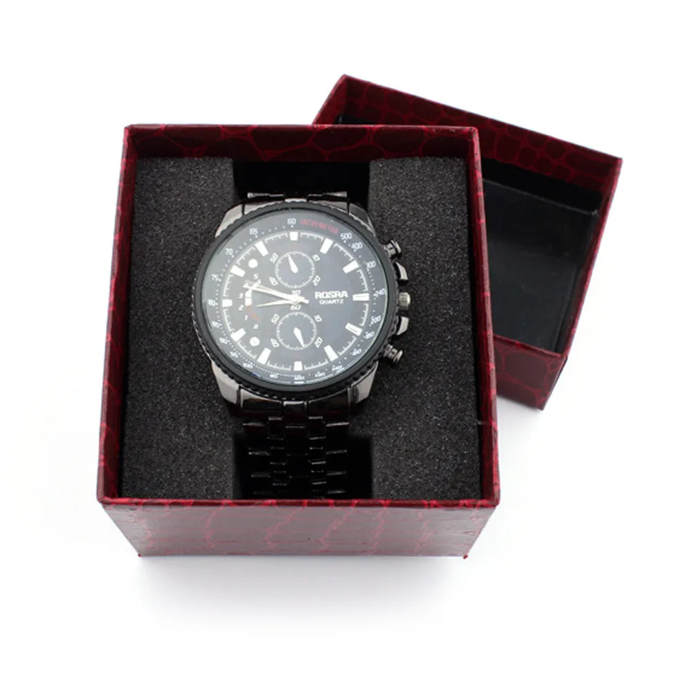 Watch Box Crocodile Pattern Matte Retro High end Gift Box Durable Bracelet Gift Box Bracelet Jewelry Watch Box