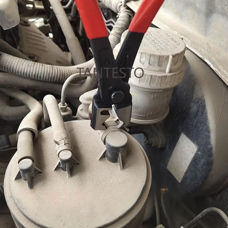 Zange zum Entfernen von Klimaanlagenrohren, Staubschutzhülle für Autowasserrohre, Reparaturwerkzeuge für Tiger-Mund-Rohrbündelklemmen – Detail 1