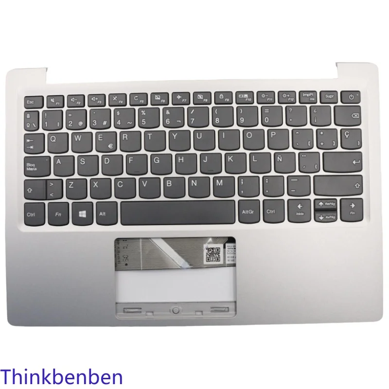 

ES Spanish Mineral Gray Keyboard Upper Case Palmrest Shell Cover For Lenovo Ideapad S130 11 130S 11IGM 120S 11IAP 5CB0P23854