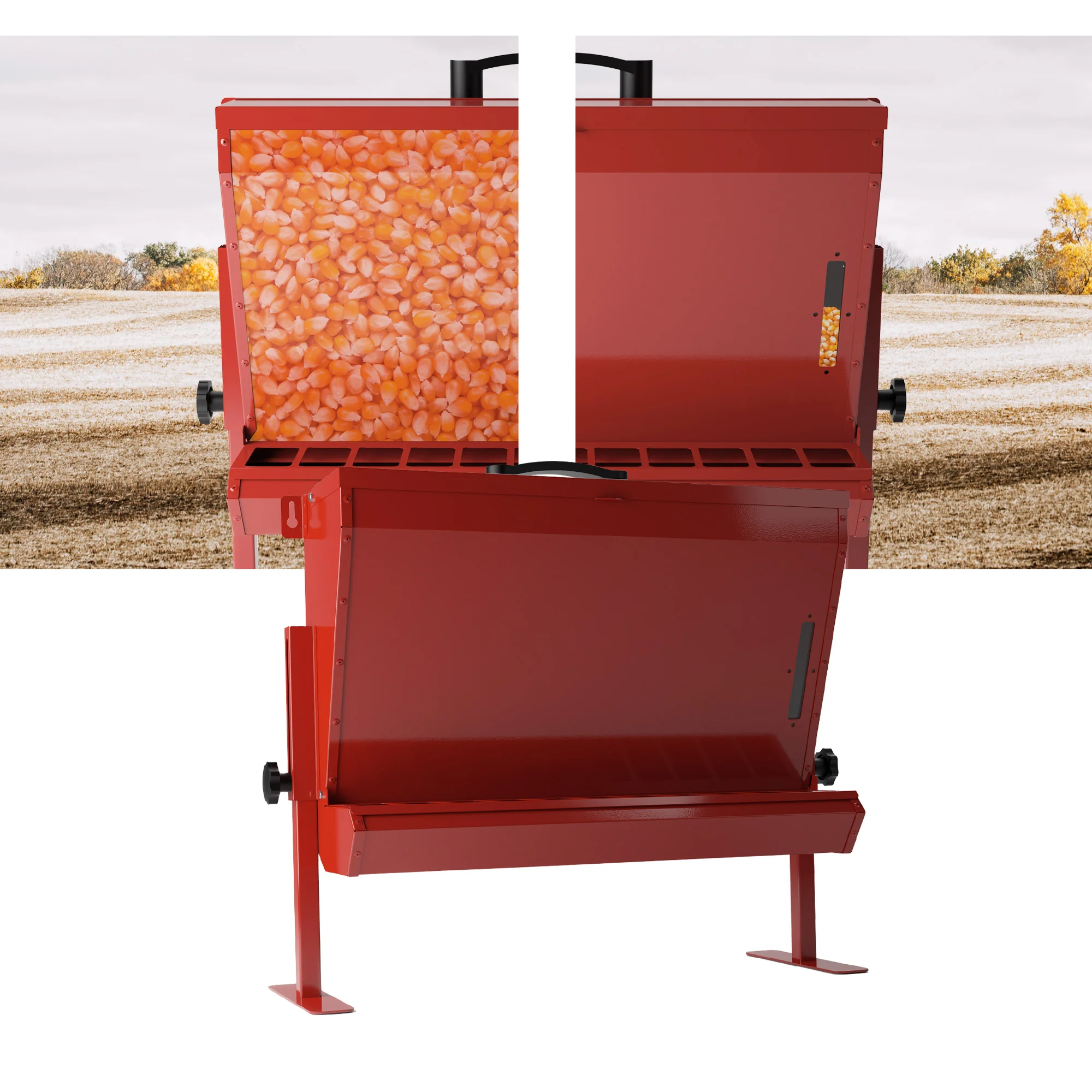 Long-Lasting Poultry Feeder CF-2 with 12kg Capacity and Rust-Proof Metal