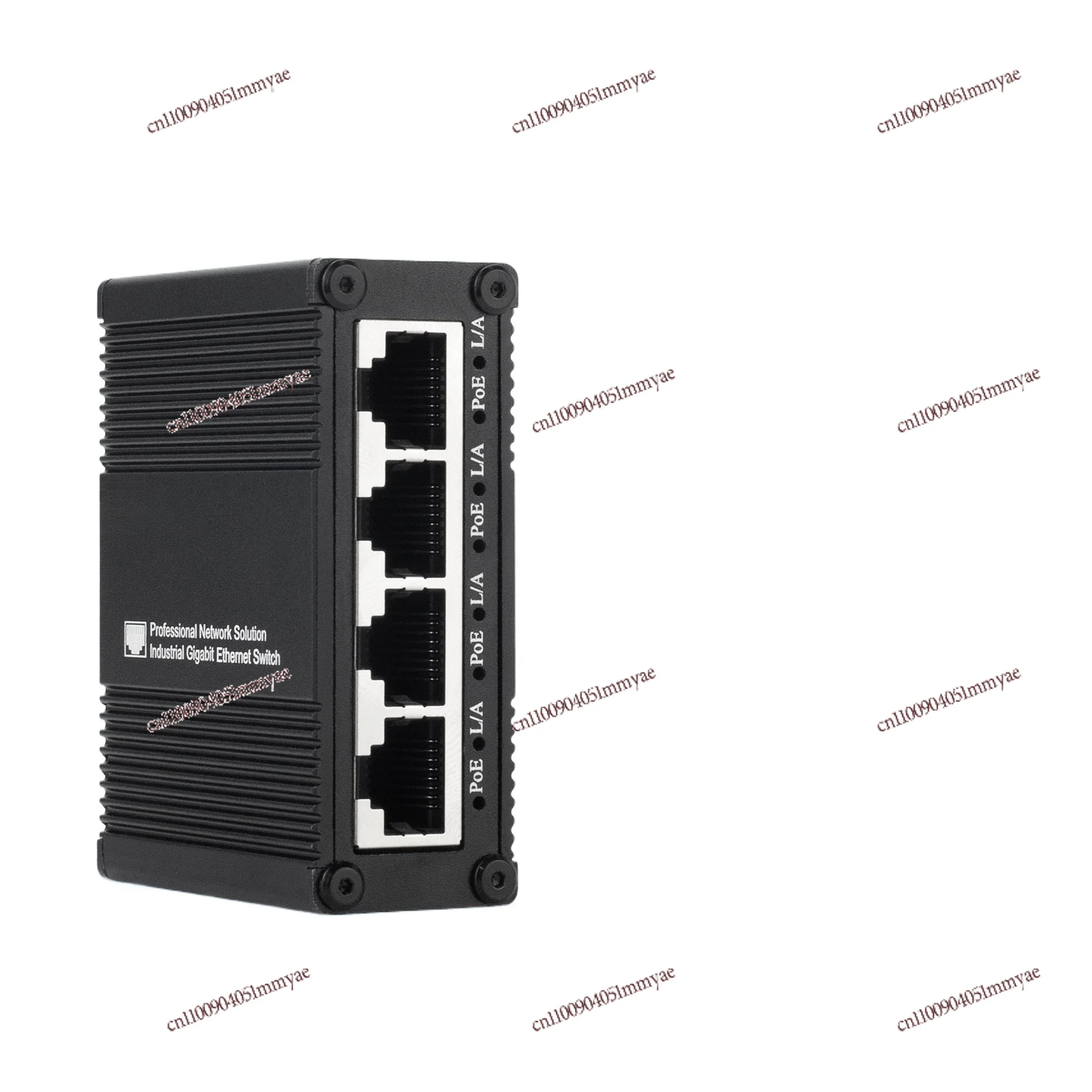 

Mini Small Industrial Grade 5-port Gigabit Network Switch Unmanaged POE Rail Wall Mount