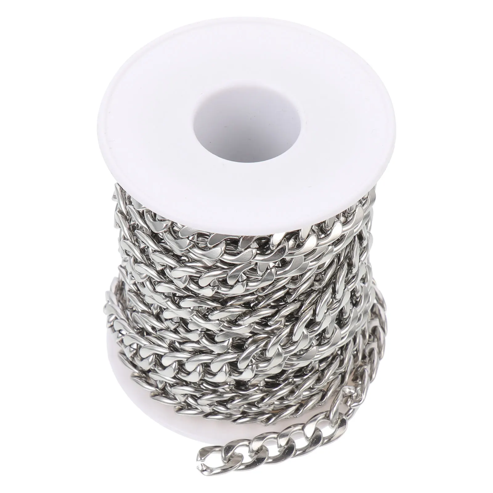 

1 Roll Stainless Steel Chains Diy Necklace Bracelet Link Chain For Jewelry Making Metal Craft Sweater Chain Handicraft