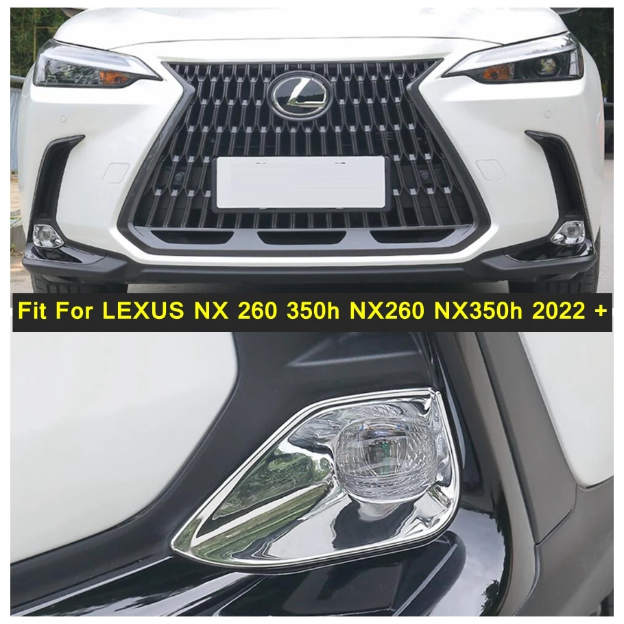 

Car Front Fog Light Trim Foglight Lamp Cover Reflective Fit For LEXUS NX 260 350h NX260 NX350h 2022 - 2024 Exterior Accessories