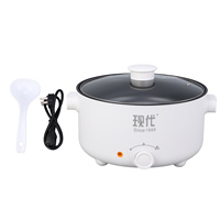 3.5L Electric Cooking Pot Mini Multifunctional Electric Cooker 3 Gear Adjustable Firepower Anti Stick Electric Frying Pan