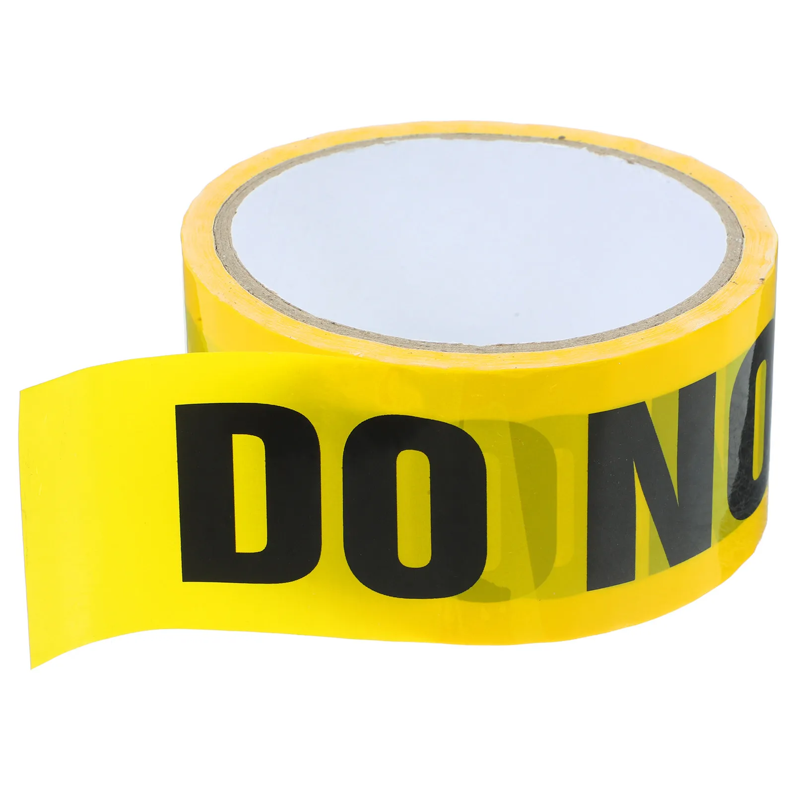 1 Roll Bright Yellow Caution Tape Heavy Duty Self Adhesive Safety Stripes Tape for Inoperative Machinery
