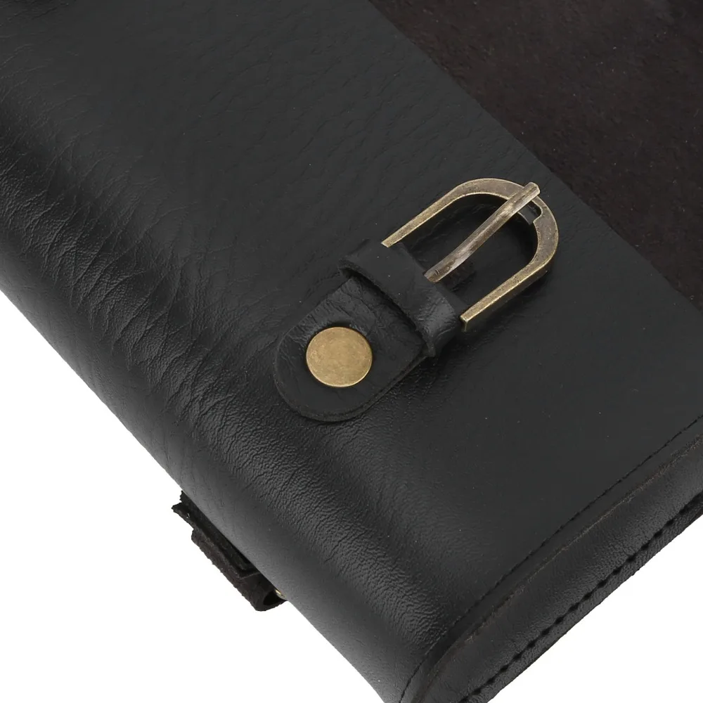 PU Leather Bicycle Bag Adjustable Straps Portable Handlebar Bag Waterproof Multi-Functional Scooter
